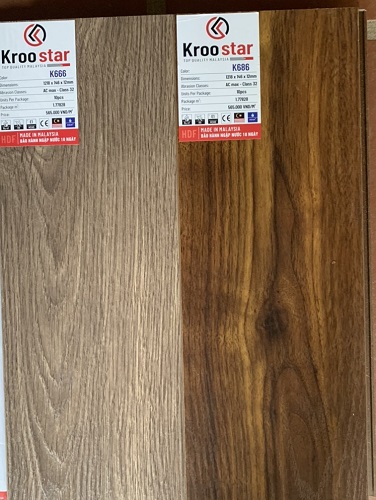sàn gỗ kroostar malaysia cao cấp sang trọng k666